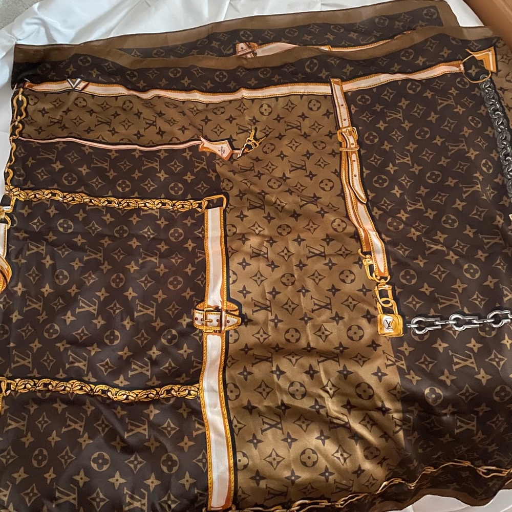 Vintage LV Silk scarf